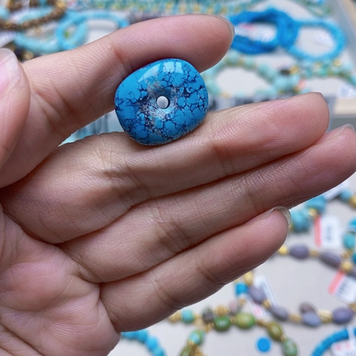 绿松石未镶嵌挂件117