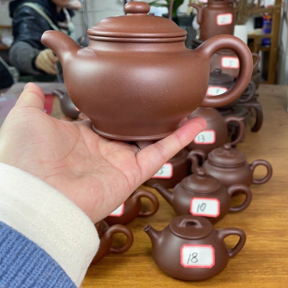 【闪购商品】茶壶紫砂永*底槽青掇只壶～容量：270