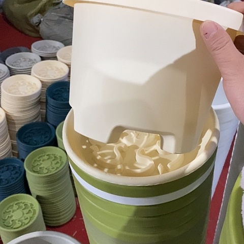 树脂球根21口径5个无托米黄