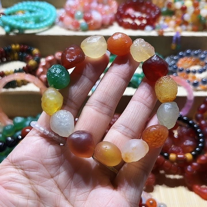 玛瑙/玉髓未镶嵌手链