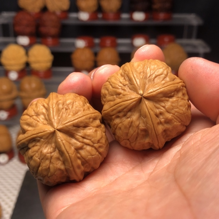 把件文玩核桃6聚宝四棱