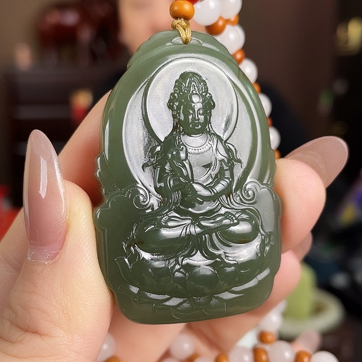 和田玉未镶嵌颈饰定制发货