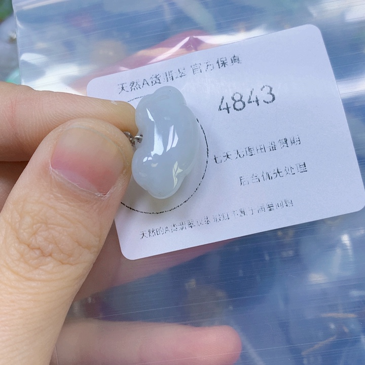 翡翠吊坠(赠链)未镶嵌翡翠