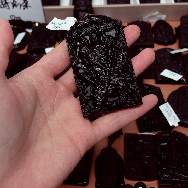 小***鹏天然缅料a货钢琴黑特色题材挂件