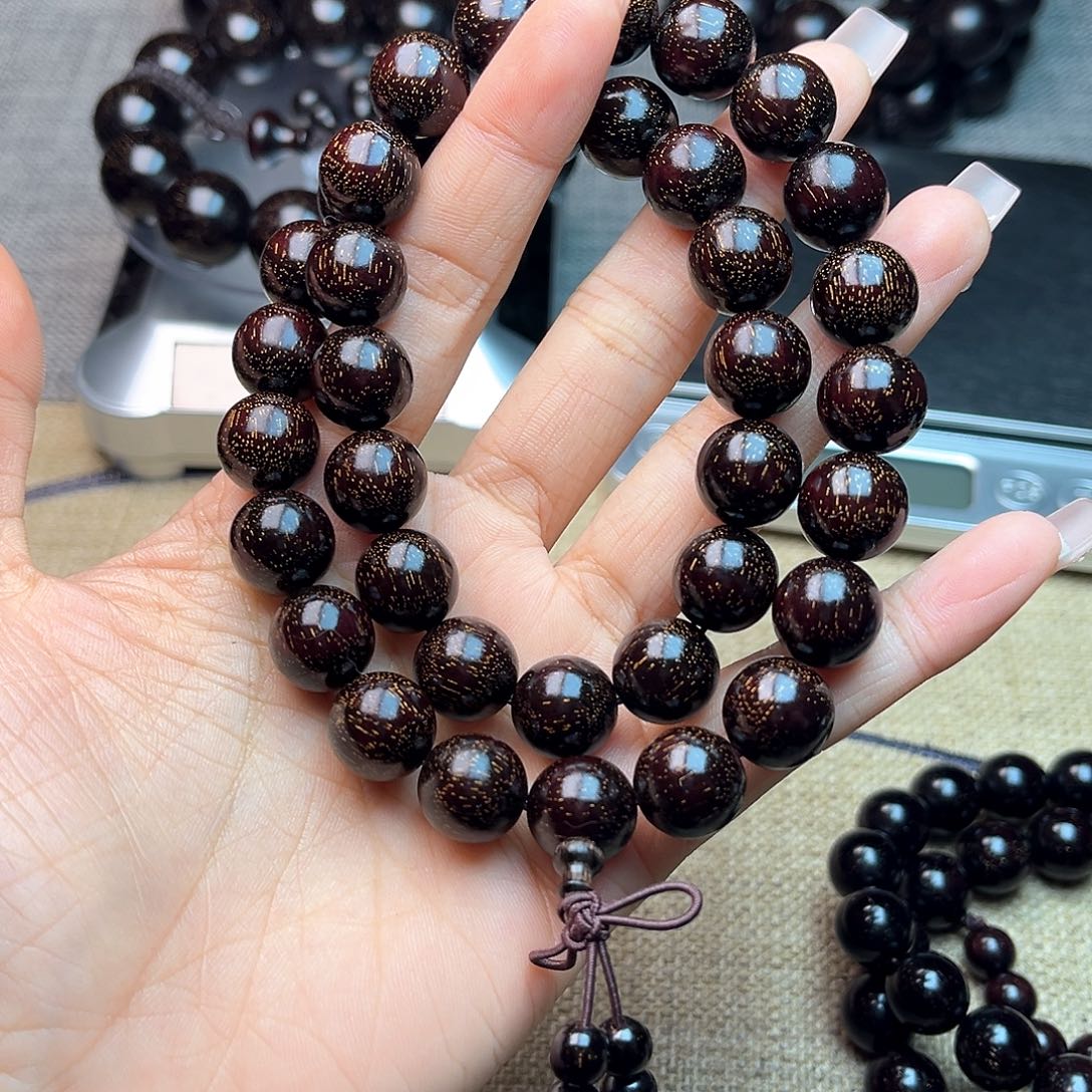 檀香紫檀（小叶紫檀）1.2双圈爆星