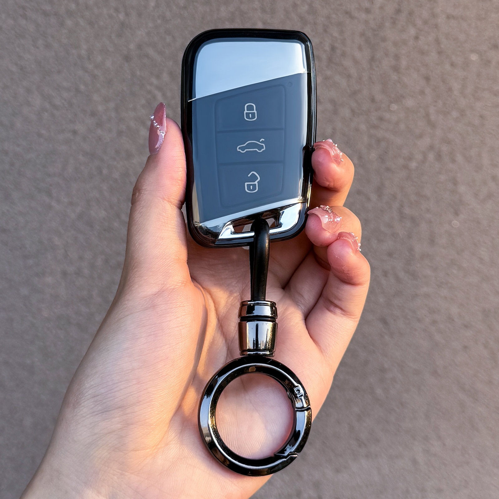 大众钥匙套迈腾速腾朗逸帕萨特CC宝来途观L包探岳探歌途岳车壳扣