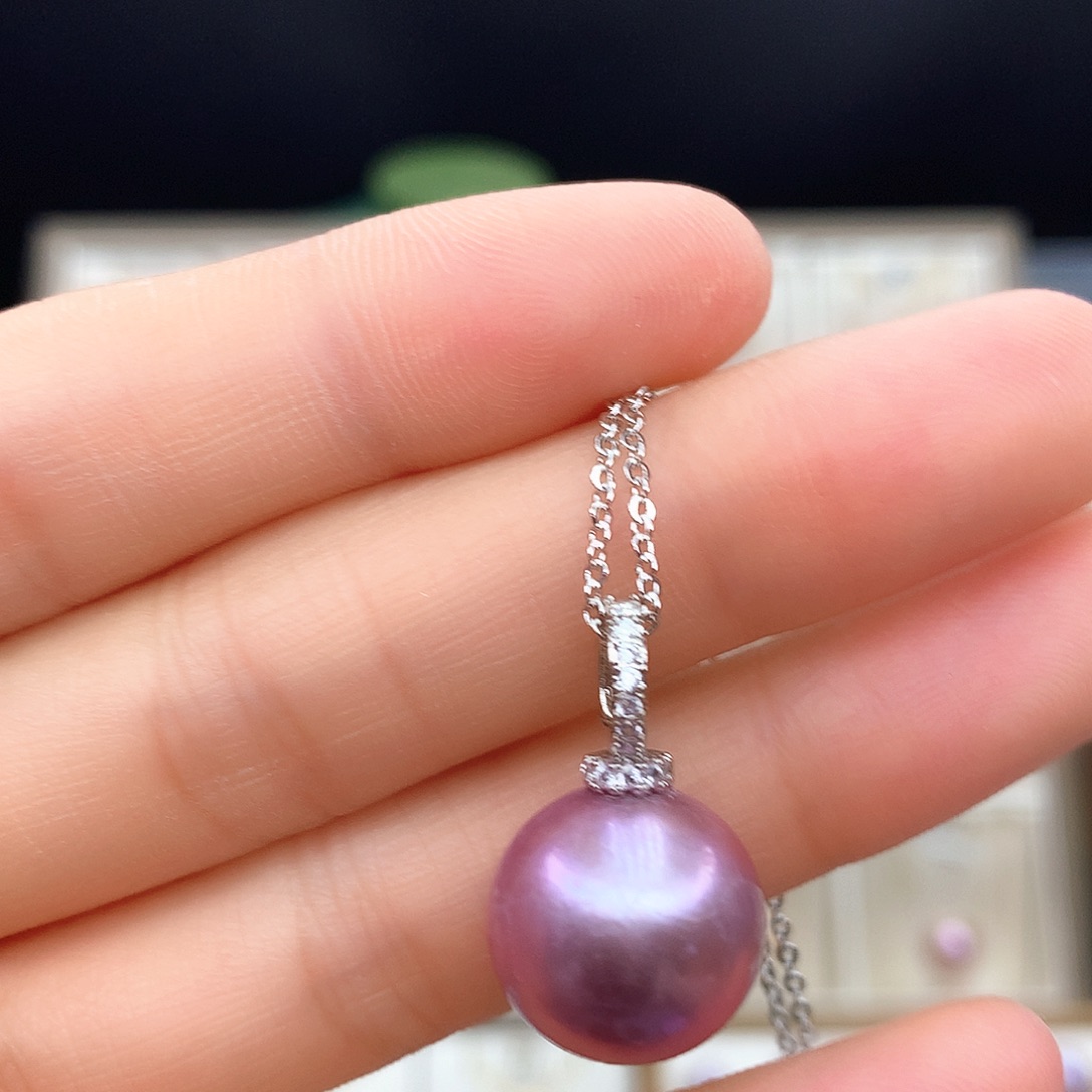 淡水珍珠颈饰合金