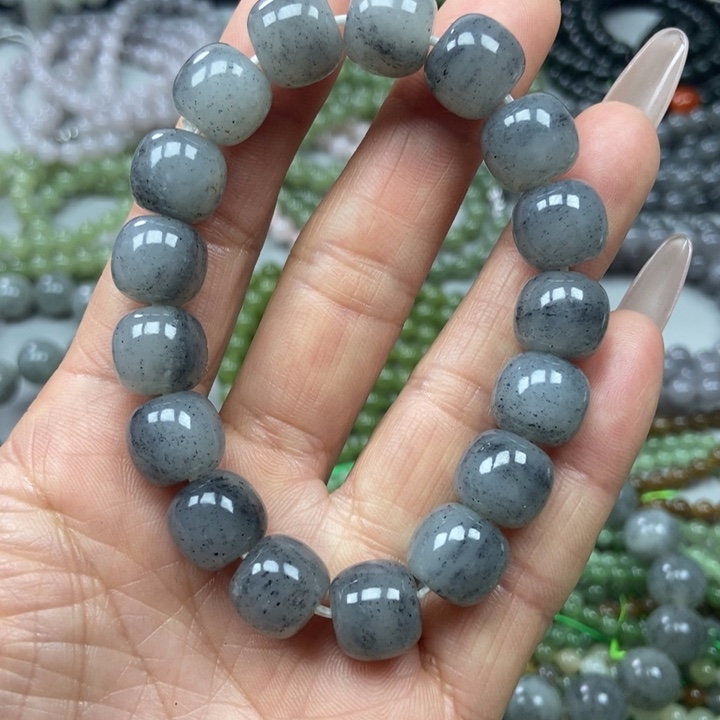 和田玉手链未镶嵌12