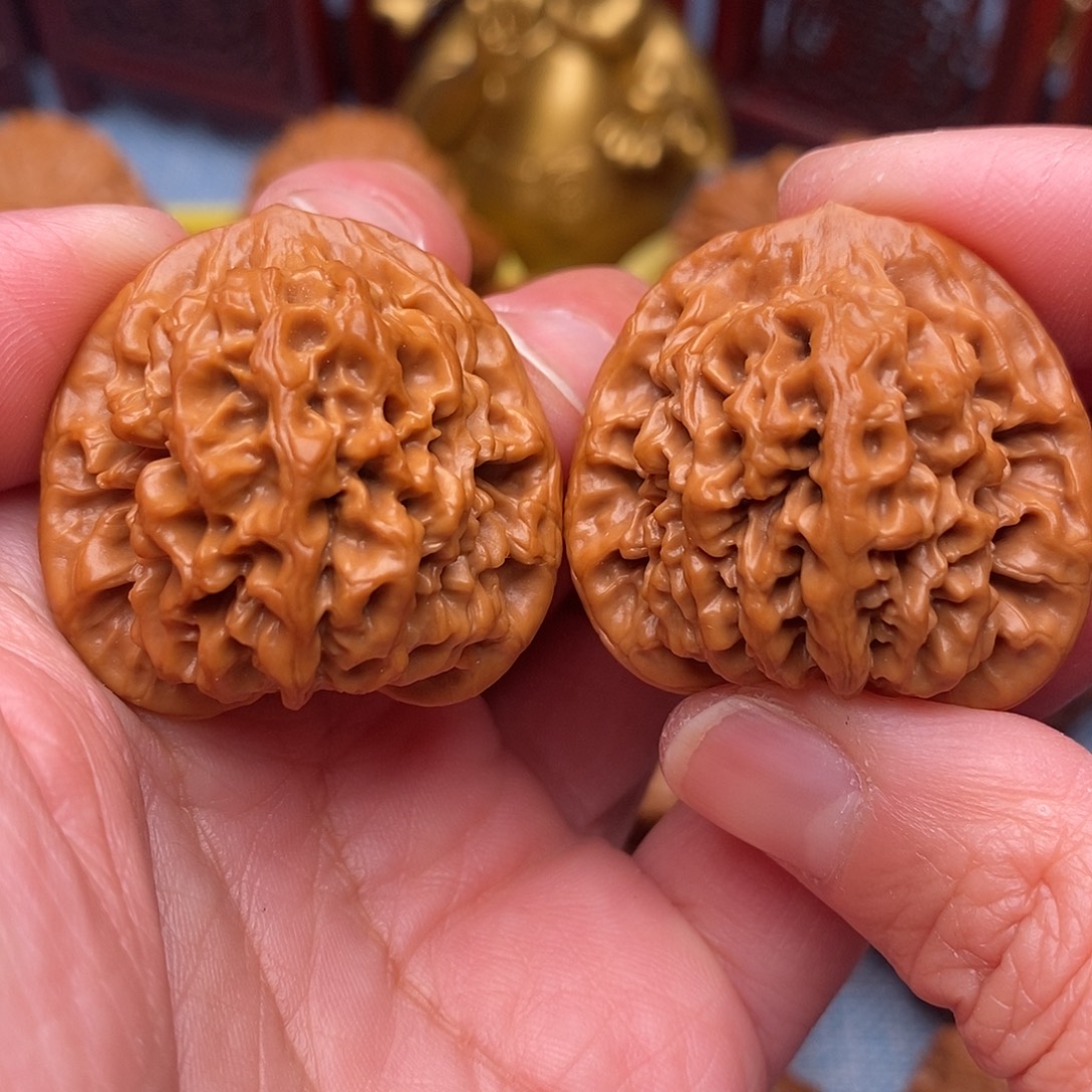 文玩核桃把件毕业全品秦闷手捻33