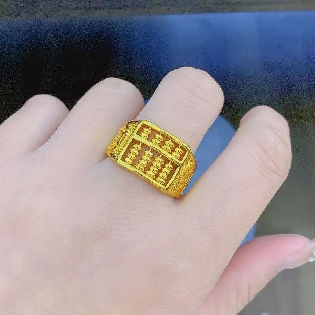 戒指 精品算盘戒指
