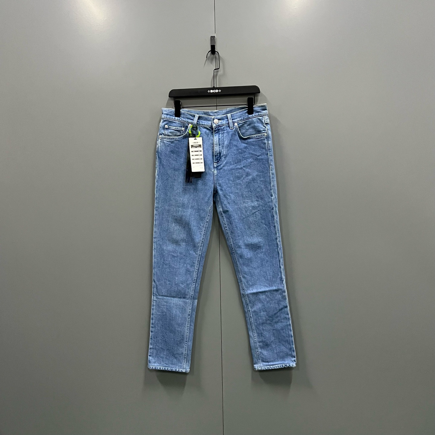 99新 BURBERRY/博柏利 (ll) 蓝色牛仔长裤 32码/611381