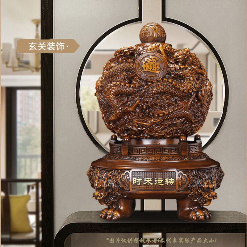 九龙乾坤时来运转龙鼎家居饰品【直播】