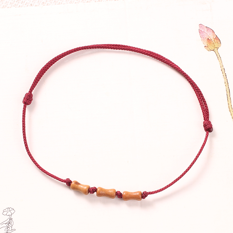 纯手工绳编女款红手绳儿童节宝宝手链压惊端午生肖成人手绳可调节