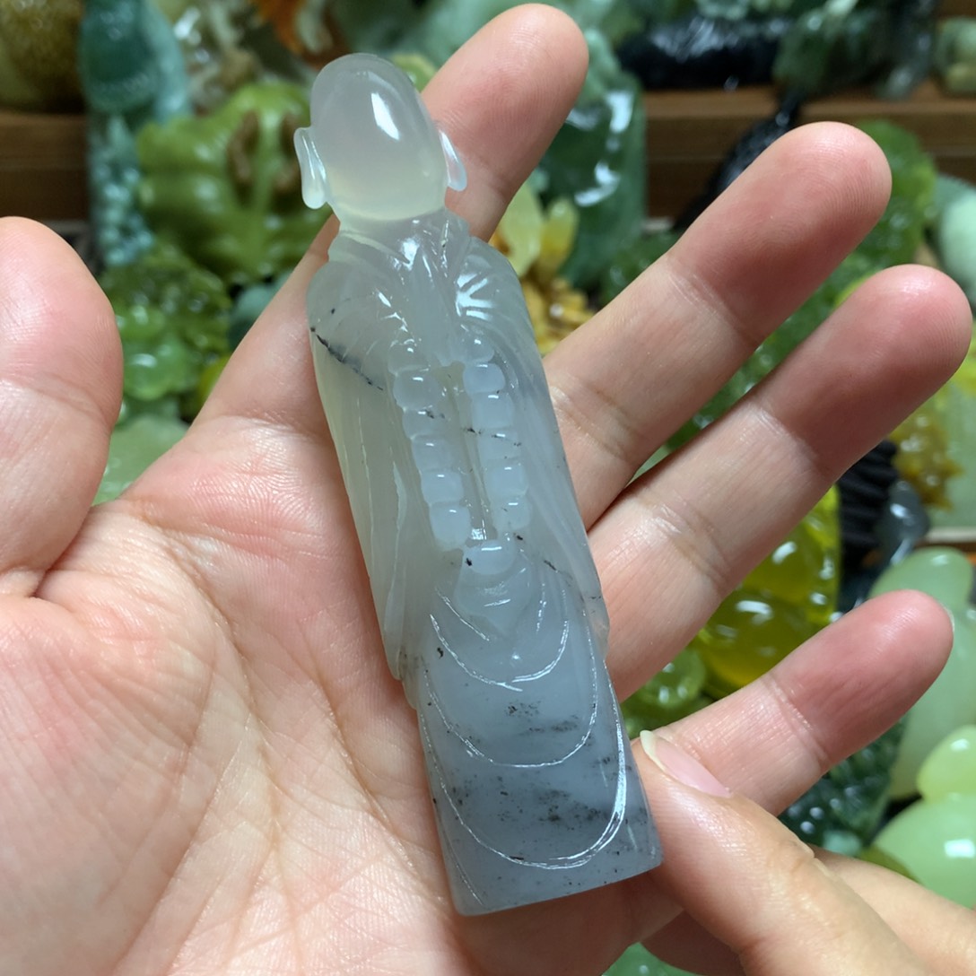 岫玉手把未镶嵌手把