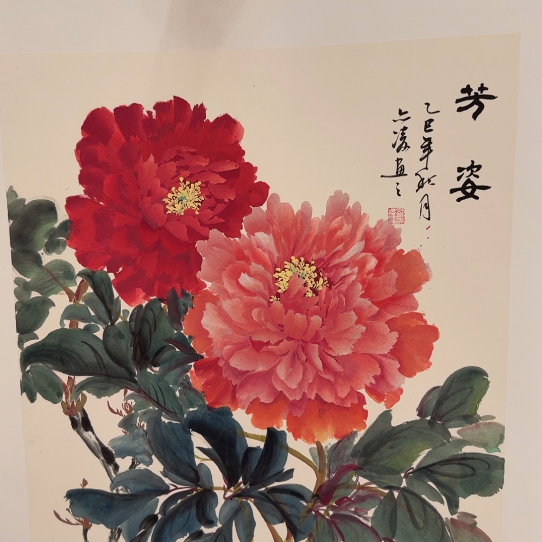 国画纯手绘山水花鸟作品