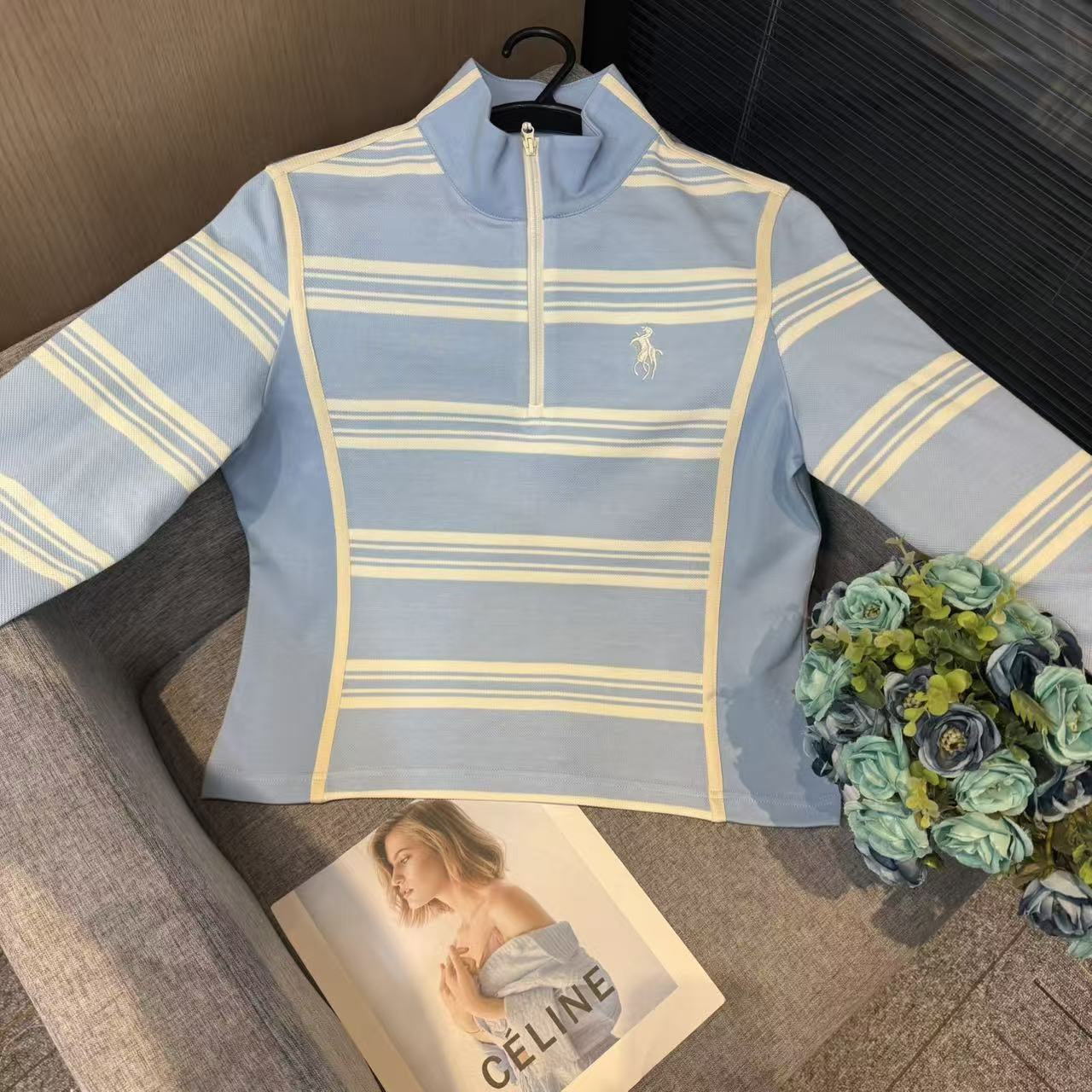 秋冬新款轻柔设计感女款长袖上衣-G50927