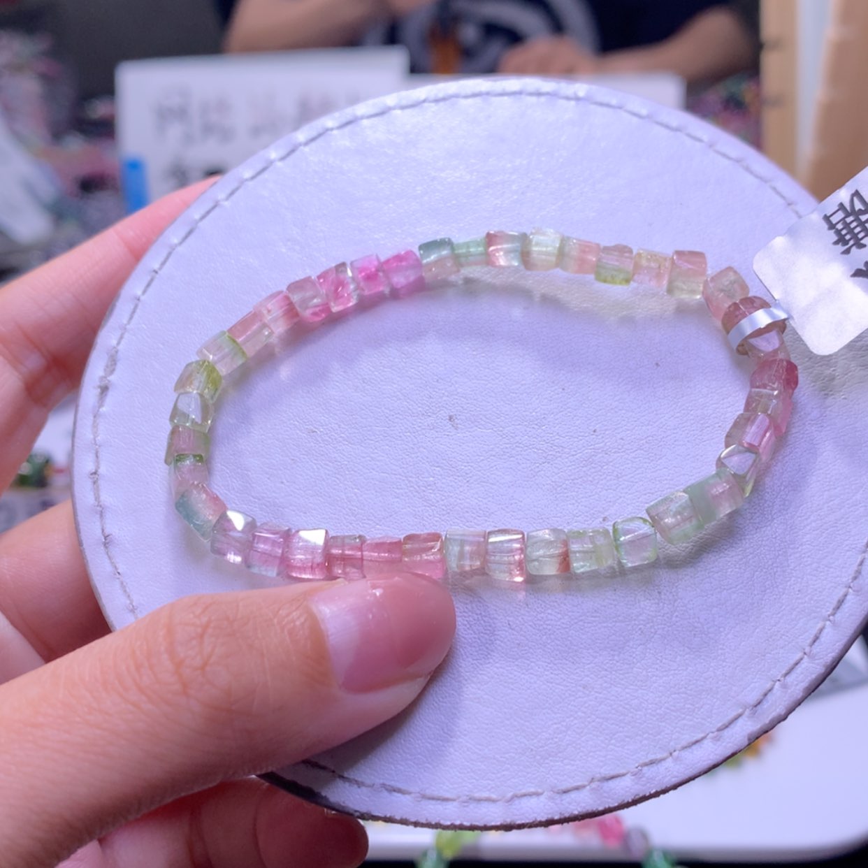 【闪购商品】未镶嵌手链碧玺4.5mm左右