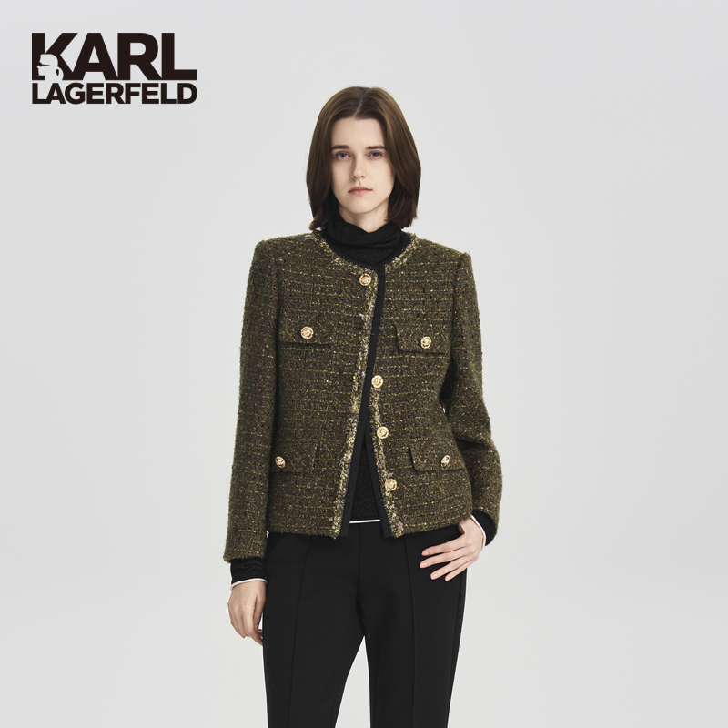 KARL LAGERFELD卡尔拉格斐小香风外套M27E1534