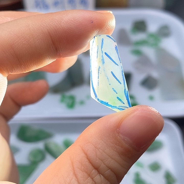 定制翡翠未镶嵌天然缅甸翡翠A货