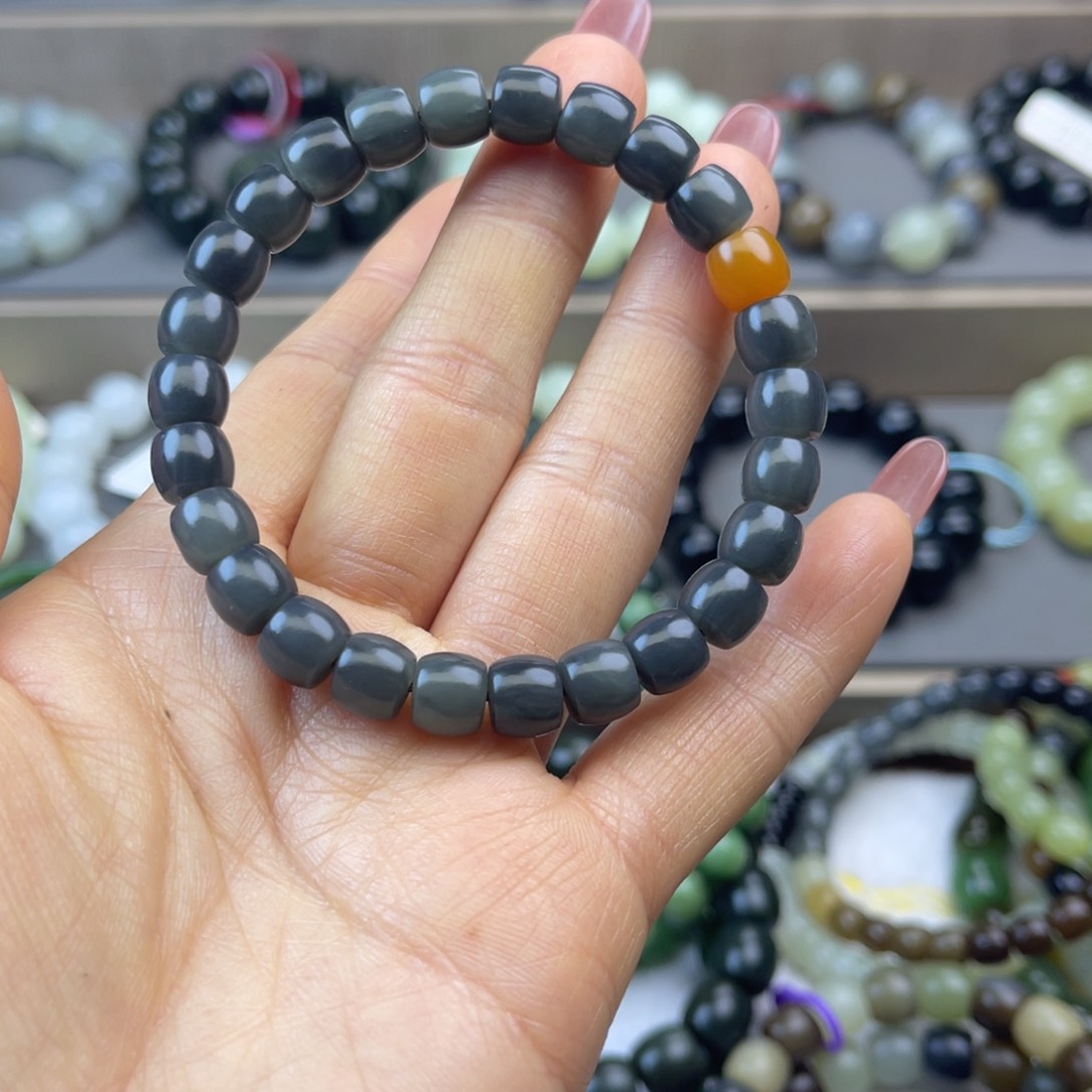 和田玉手链未镶嵌