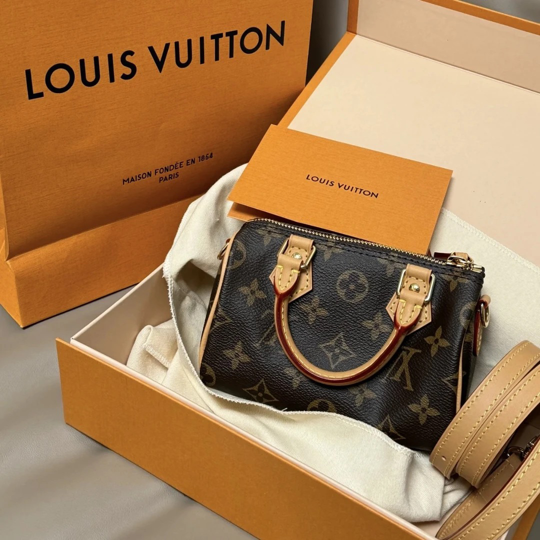 99新 LouisVuitton/路易威登 LV老花sp nano斜挎包 25080137-03
