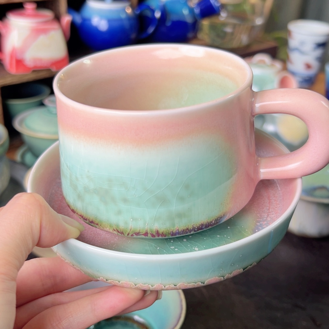 杯纯手工制作柴烧工艺