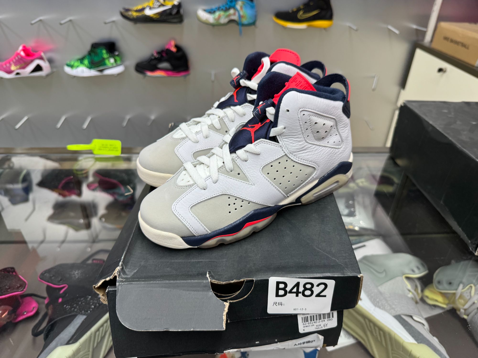 nike aj6手稿 全新原盒 38.5码 12.2