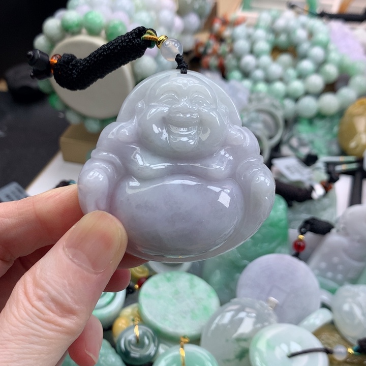 翡翠未镶嵌颈饰吊坠