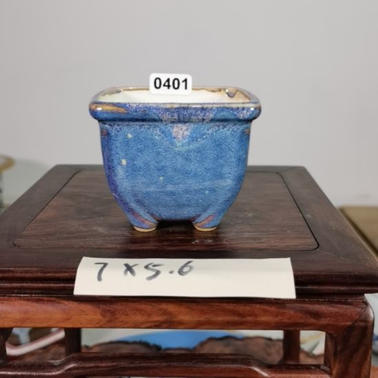 陶手工手绘大德堂釉盆