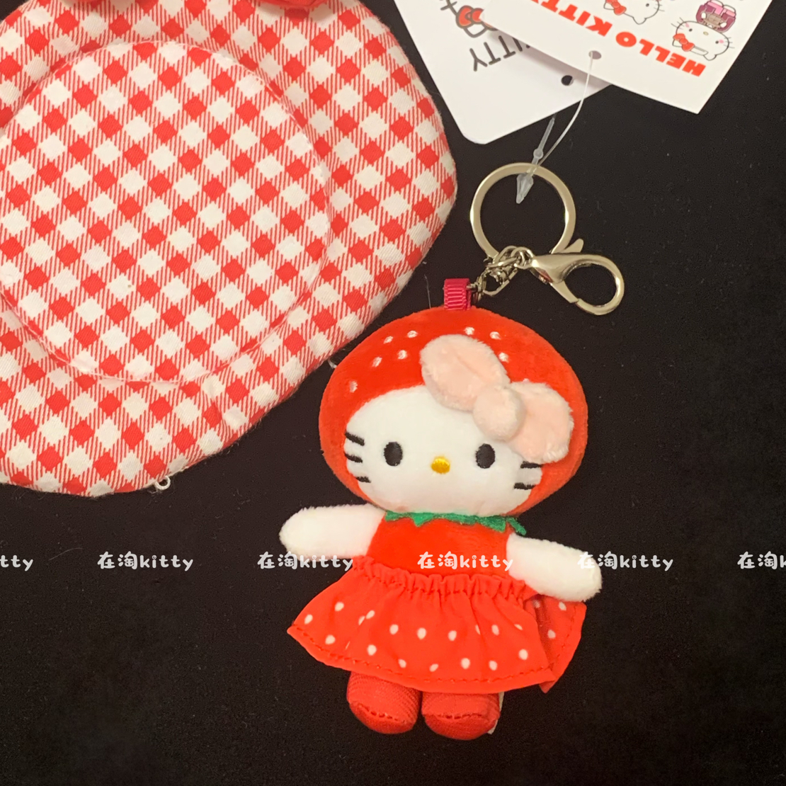Me%联名系列hellokitty包包挂件挂饰毛绒挂件