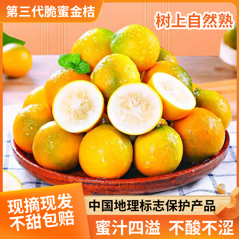 【三代脆蜜】正宗广西脆蜜金柑 纯甜爆汁 新鲜采摘 送礼水果