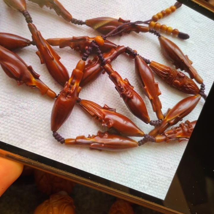 橄榄核吊坠领****面橄榄核