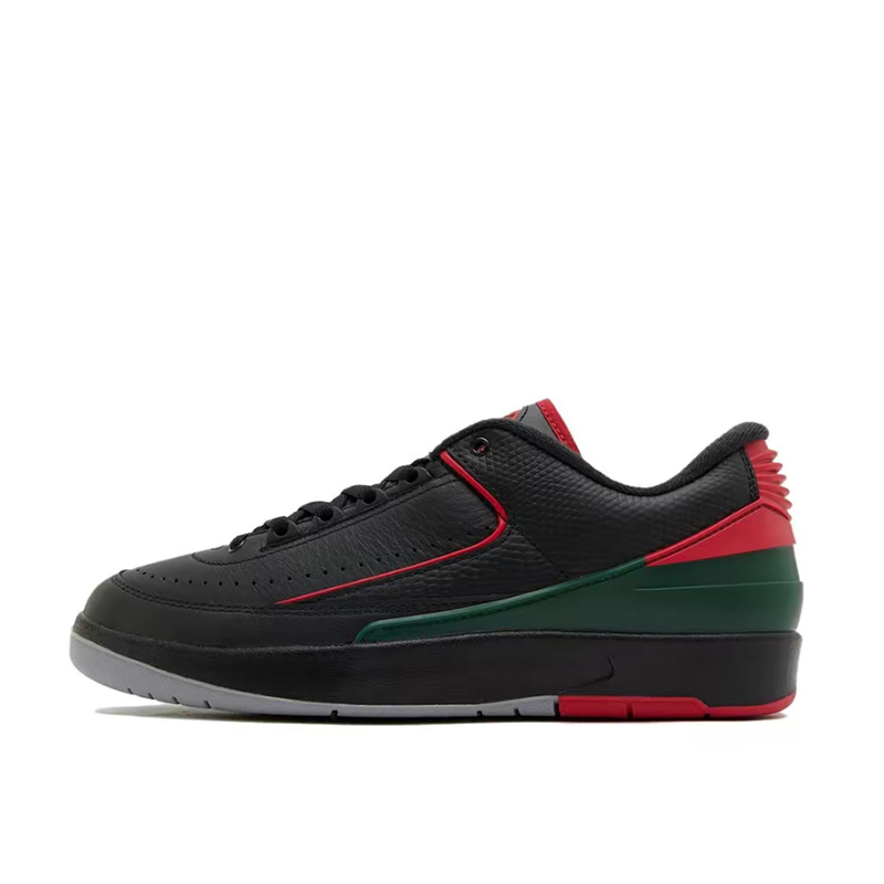 清货 耐克正品 Air Jordan 2 Low AJ2黑色低帮篮球鞋DV9956-006