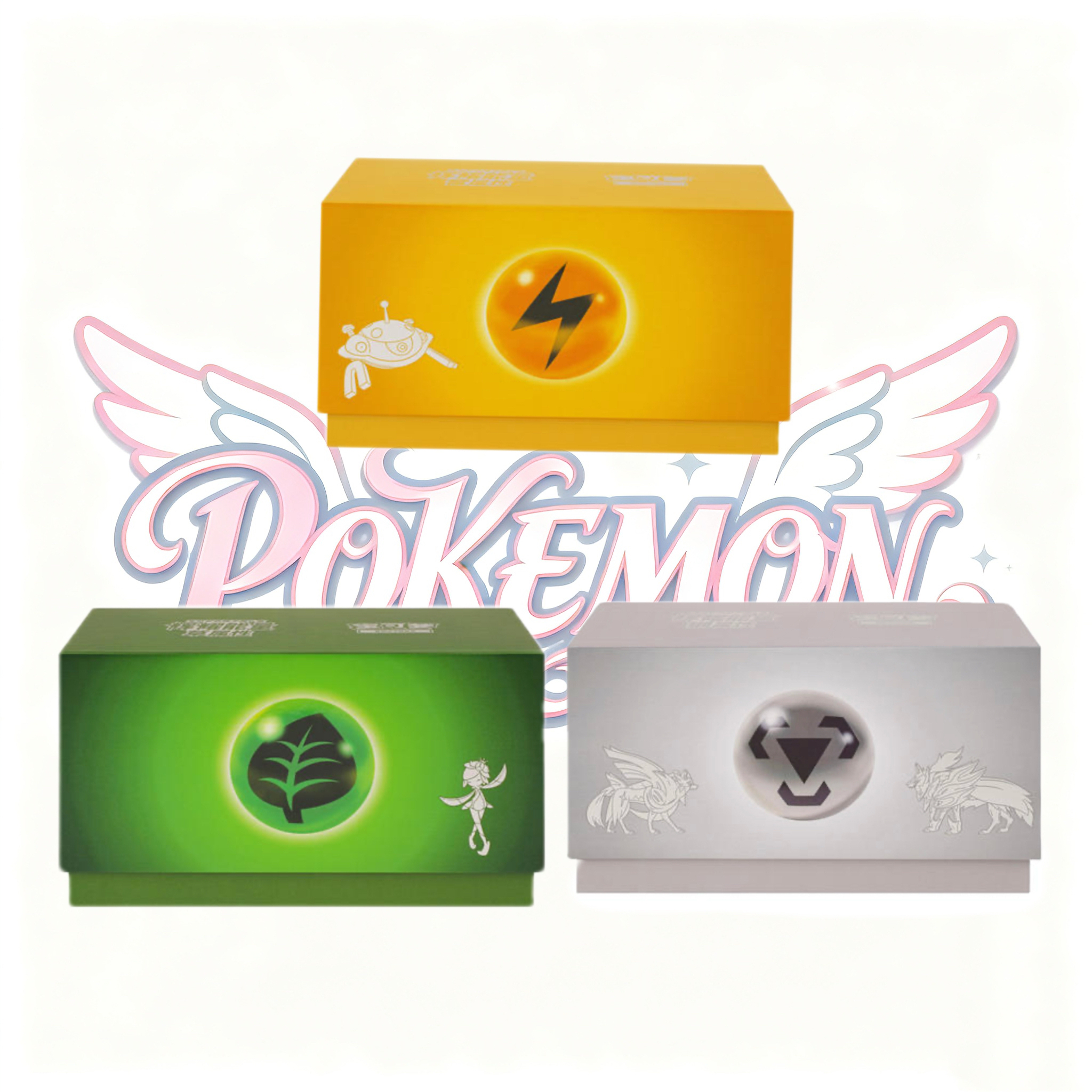 【小雅拆卡】宝可梦简中 草钢雷 辉耀能量