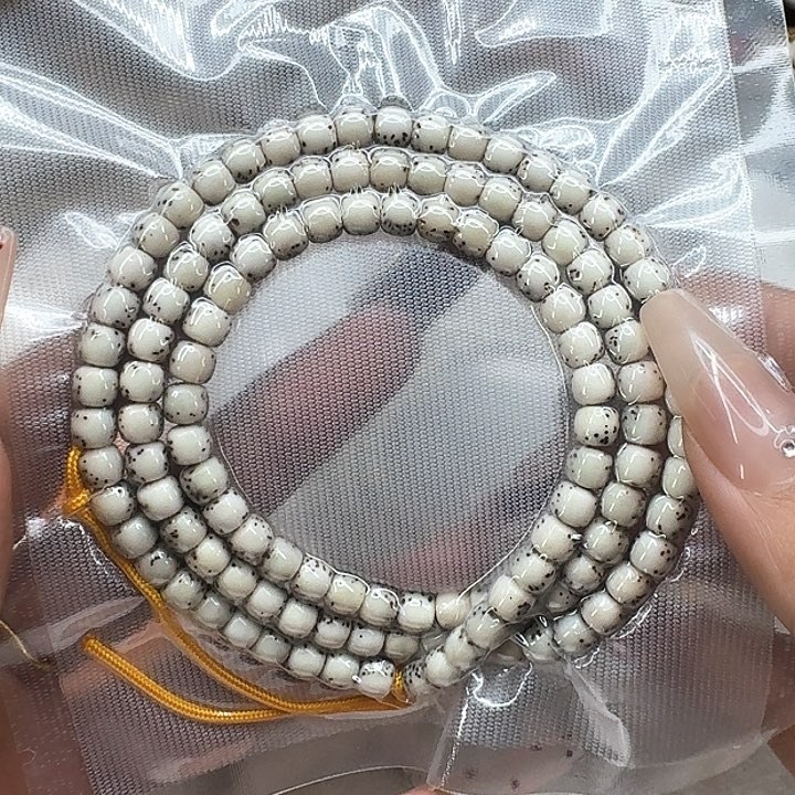 星月菩提手串118长老半臂星月菩提河豚65桶108