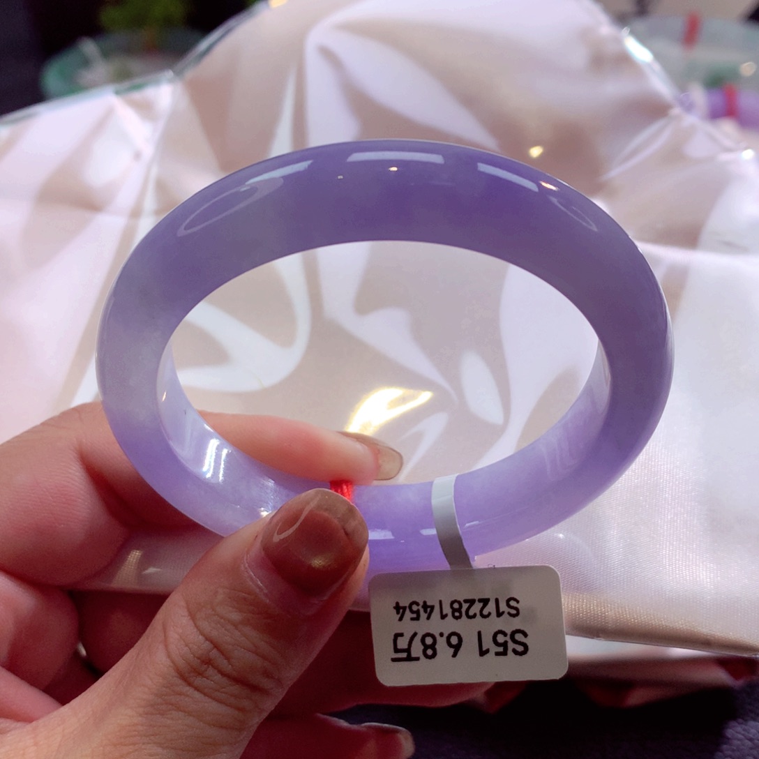 未镶嵌手镯翡翠上新紫罗兰6号11