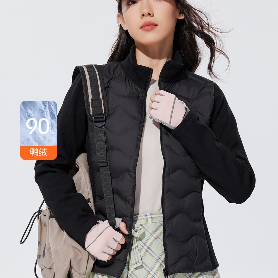 [冬季必备]城市运动风户外运动保暖立领拉链外套Y6905