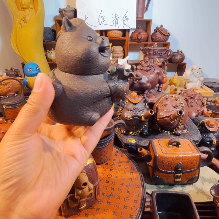 亿***翁紫砂茶壶纯手工制作过程就是