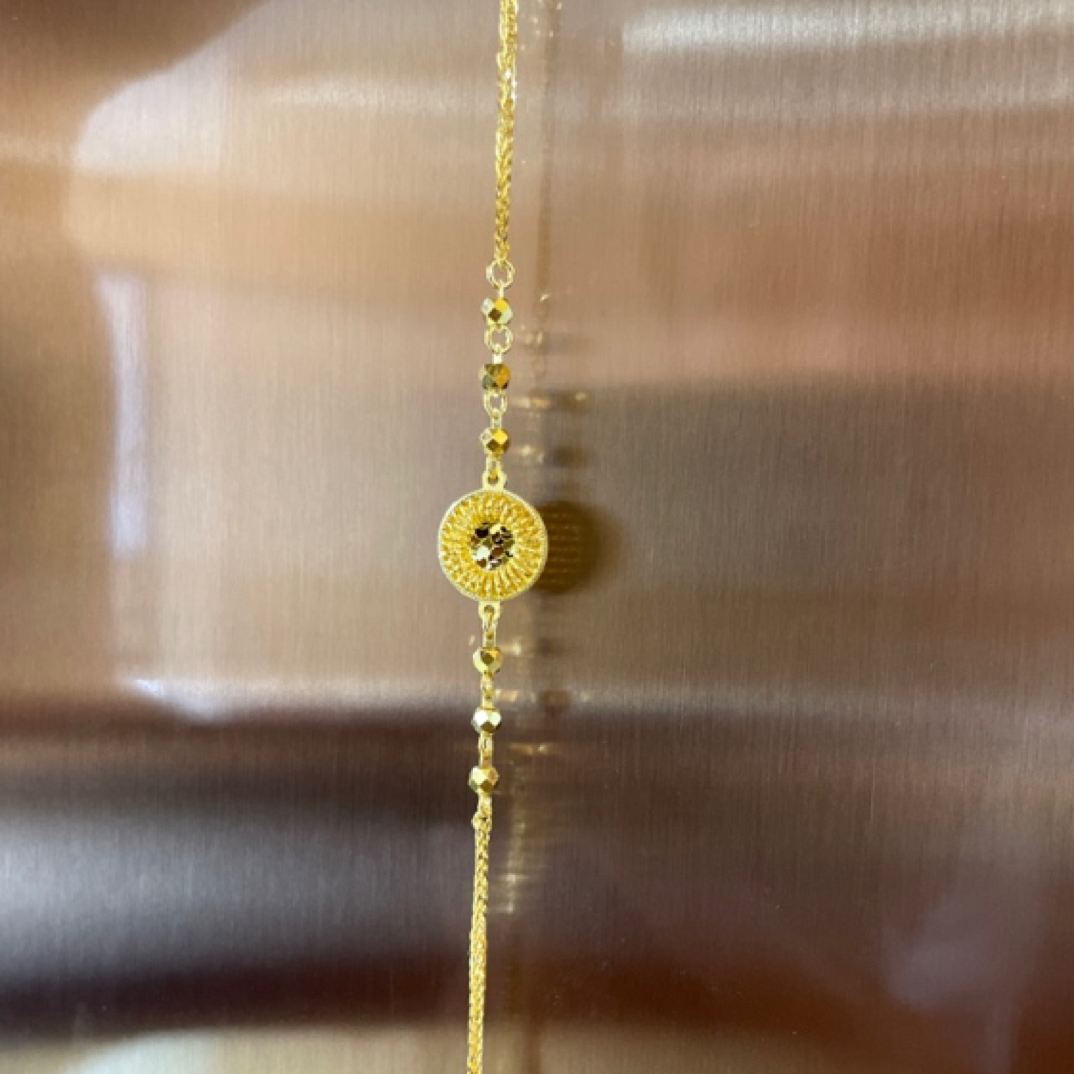 足金手链时尚气质百搭