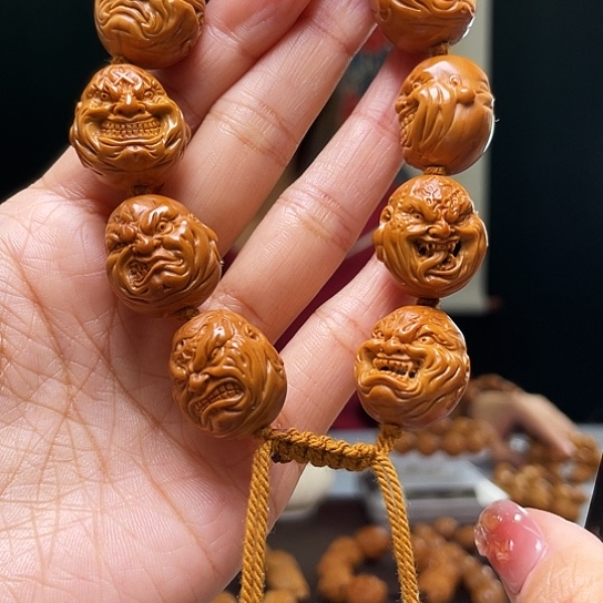 橄榄核手串/手链口**猫橄榄核