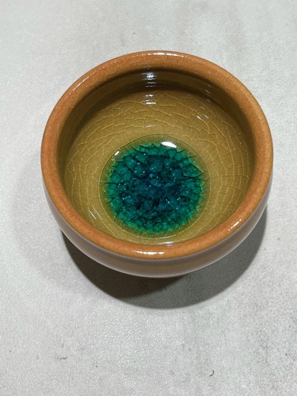 沙漠绿洲小将军一口杯陶瓷主人杯品茗杯建窑建盏茶杯茶具