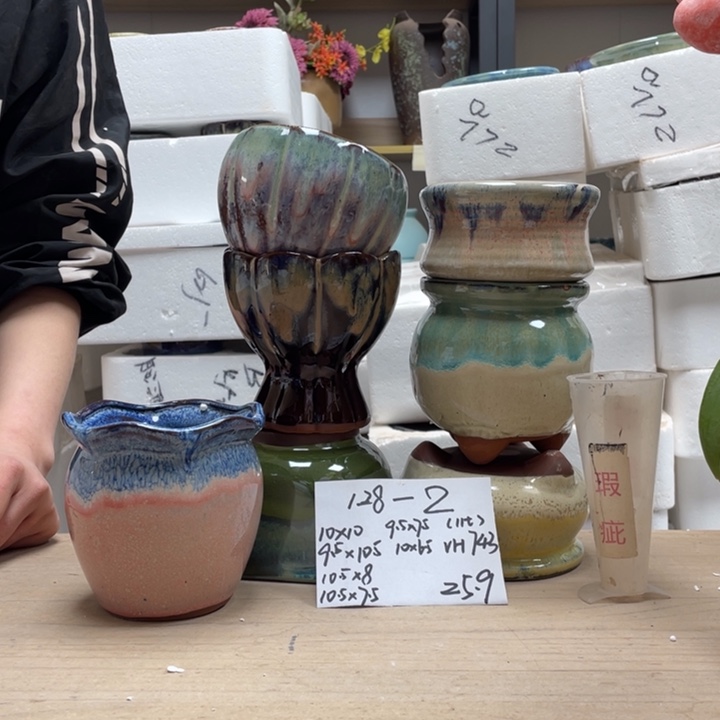 粗陶多肉花盆微瑕2