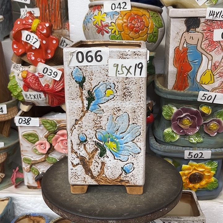 粗陶材质多肉花盆