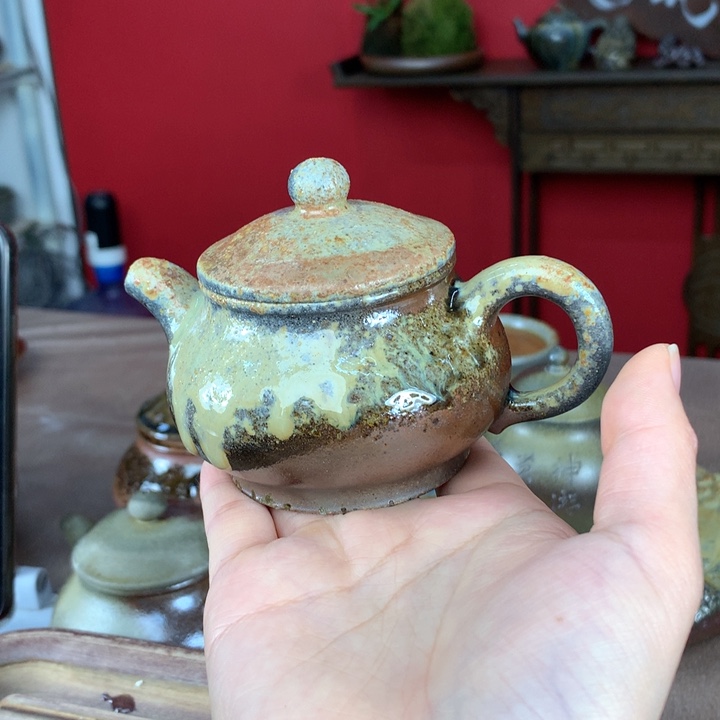 紫砂茶壶纯自然柴烧