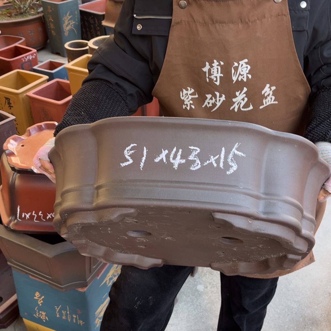 紫砂花盆盆景艺术