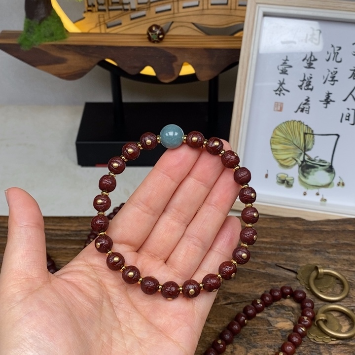 凤眼菩提吊坠8.5 单圈