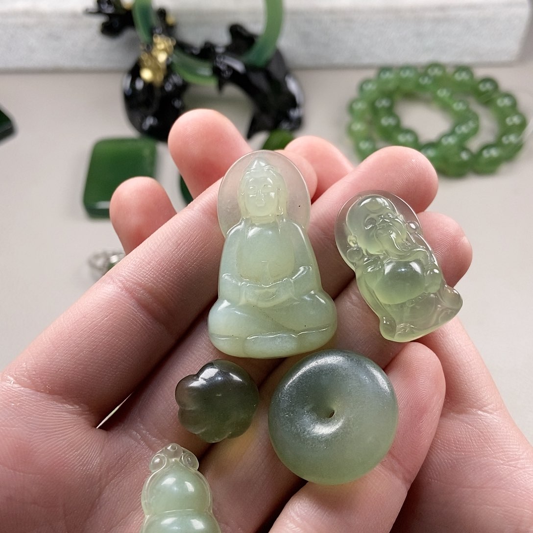 【闪购商品】蛇纹石玉岫玉未镶嵌