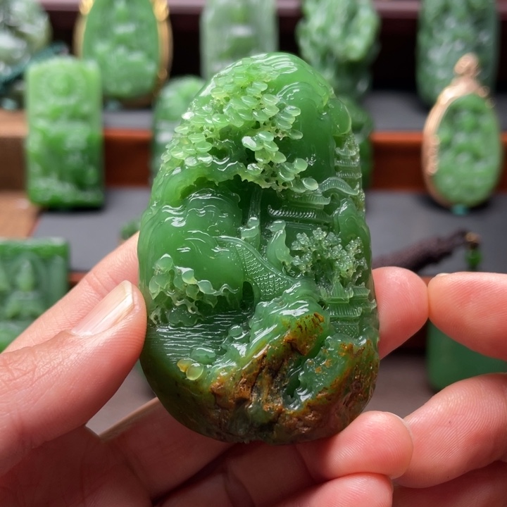 和田玉挂件未镶嵌