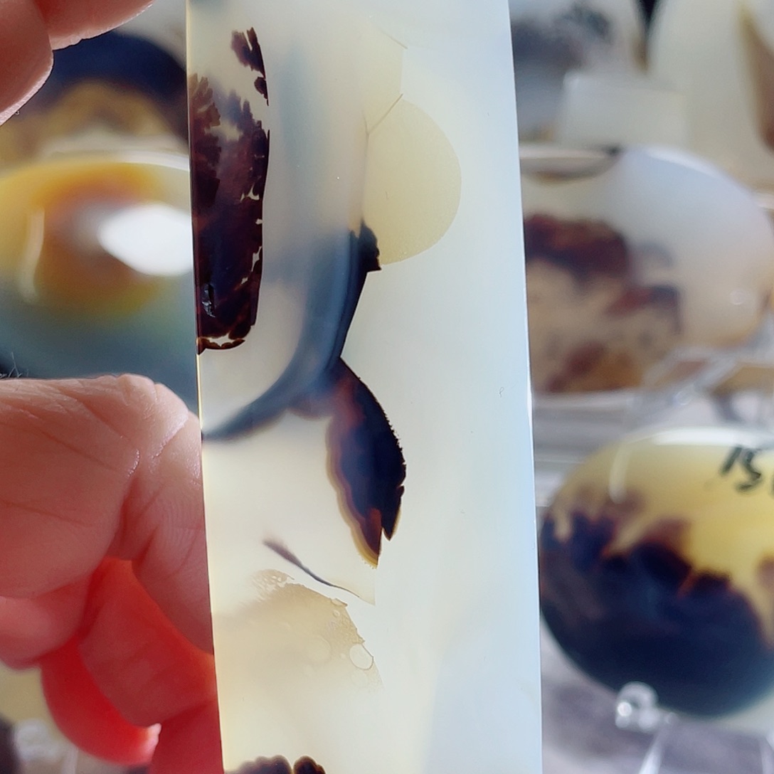 玛瑙/玉髓颈饰合金