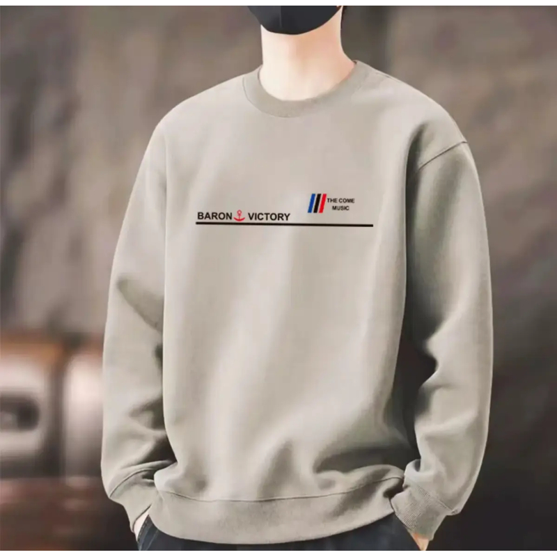 WY【一折粉丝福利】2025秋冬季圆领印花潮牌男士休闲卫衣男女同款7